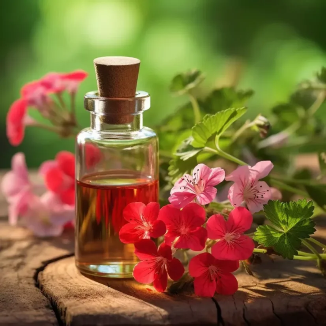 Geranium oil (Pelargonium graveolens)